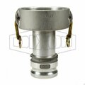 Dixon Type DA Cam and Groove Reducing Coupler, 4 x 3 in Nominal, Coupler x Adapter End Style, Aluminum, Do 4030-DA-AL